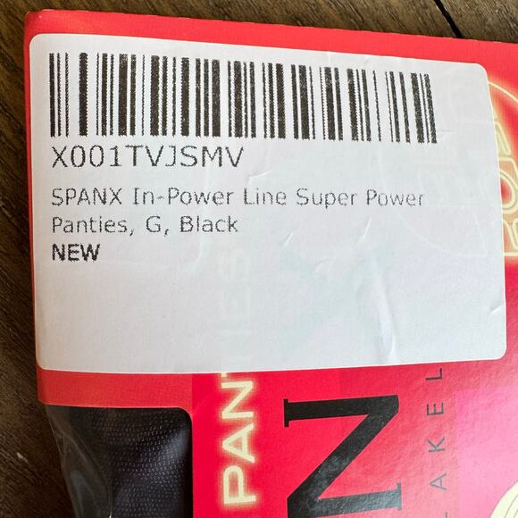 SPANX Super Power Panties Black Size G Mid Thigh Tummy Control Shaper Panties - Picture 2 of 7